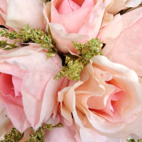 Buquê de Noiva Rosas Cor de Rosa