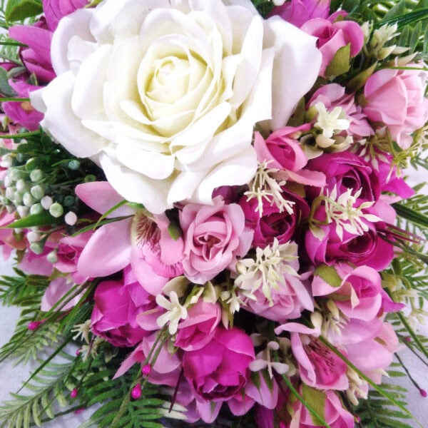 Buquê de Noiva Cascata Cor de Rosa