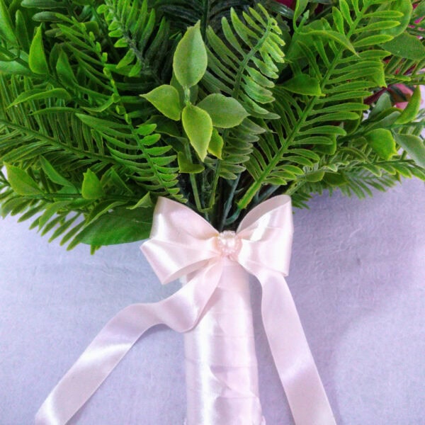 Buquê de Noiva Cascata Cor de Rosa