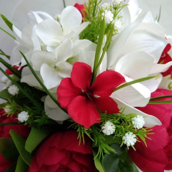 Buquê de Noiva Peônias e Orquídeas