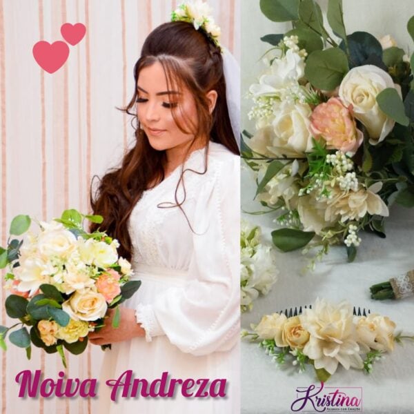 Arranjo de Cabelo para Noiva